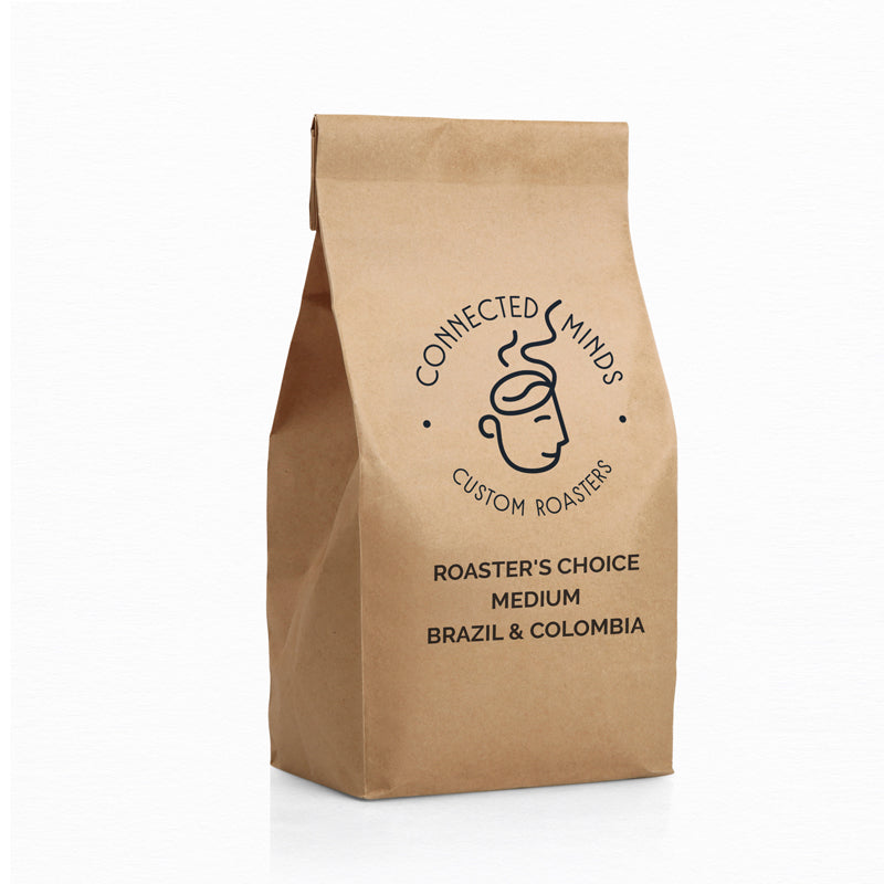Roaster's Choice Medium Brazil & Colombia Blend (Perfect for Espresso, low acidity and lots of crema!)